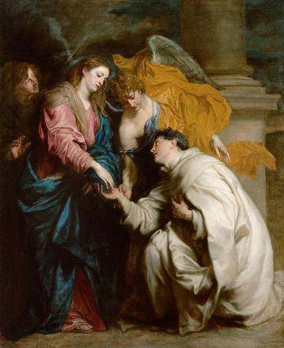 Anthony Van Dyck Mystische Verlobung des Seligen Hermann Joseph mit Maria China oil painting art